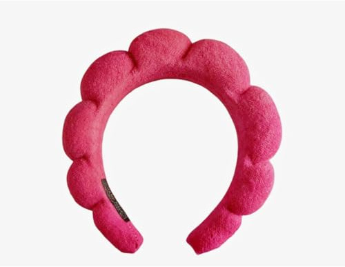DRESHOW Bandeau Spa pour Femmes Bandeau Éponge pour le Lavage du Visage Bandeau Nuageux en Tissu Éponge pour le Maquillage et le Soin de la Peau