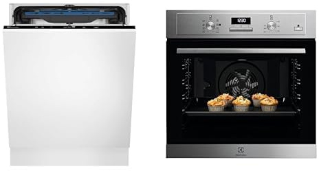 Electrolux Set da Incasso Serie 600: Lavastoviglie 14 Coperti + Forno Multifunzione a Vapore 68L