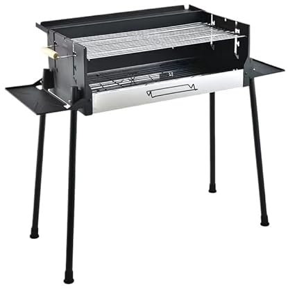 Grille pour Le Camping Grill À Charbon De Bois, Gril D'extérieur, Fumoir, Parfait Pour Le Camping, Les Pique-niques, Les Barbecues Dans La Cour Barbecue Camping