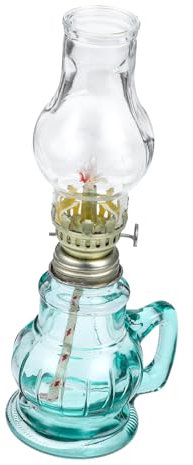 Garneck Glas Petroleumlampe Für Innenbereich Vintage Öllampe Mit Docht Petroleumlaterne Petroleumlampe Retro Petroleumöllicht Für Zuhause Wohnzimmer Schlafzimmer