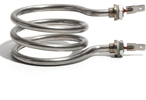 HKVTVCYPYA Water Fountain/Water Dispenser Transverse Spring Pipe 3 Coils Heater Tube 220V 800W Electric Heating Element(M12 Thread)