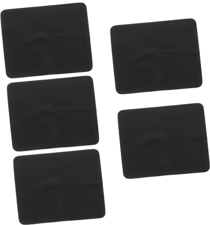 HAMPPLIES 5 Paños de Limpieza de Microfibra y Gamuza para Gafas y Pantallas Electrónicas Fáciles de Llevar Ideales para Uso Comercial y Profesional