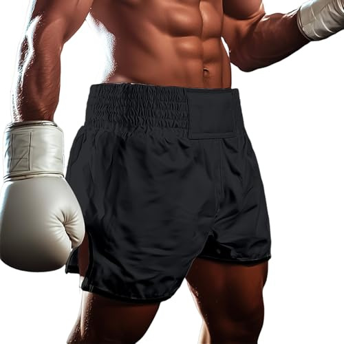 HGWOPGASD Unisex Boxing Shorts, Atmungsaktive MMA Kickboxing Trunks, Muay Thai Fighting Trainingsshorts A01