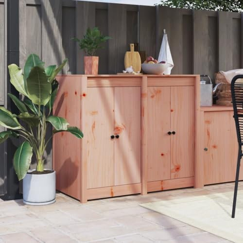 UJCHVHN Item-Outdoor Kitchen Cabinet Solid Wood Douglas,Cabinets & Storage,Kitchen Cabinets