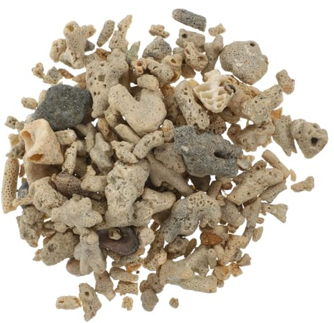 DOITOOL Décor Naturel pour Aquarium Matériau Filtrant Volcanique Sable de Fond pour Bassin Poisson Forme et Taille Aléatoires Paysage Aquatique Filtrant