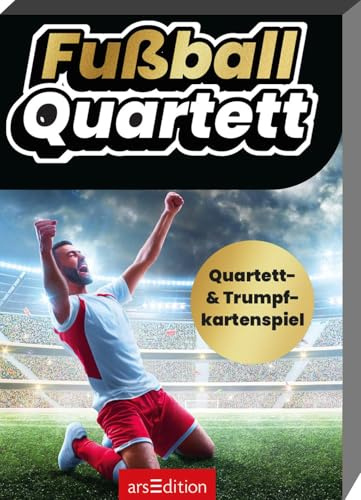 Fußball-Quartett: Quartett- & Trumpfkartenspiel