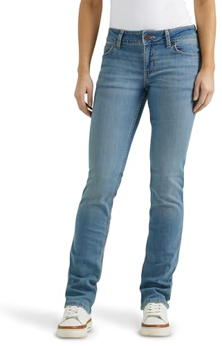 Wrangler Western Mid Rise Stretch Straight Leg Jean, Brianna, 5 Extra Long