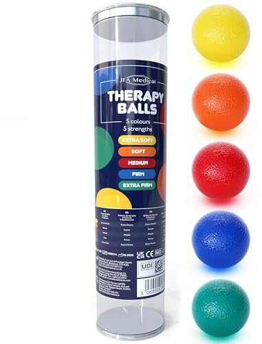 Therapiebälle, Handtherapie-Bal, therapieball für die hand, Hand Therapie Bälle, antistressball Packung mit 5