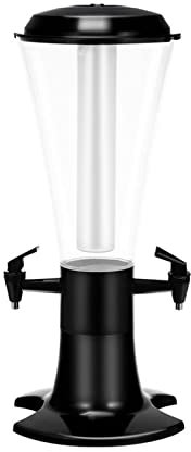 Dispensador de Cerveza Dispensador de bebidas con torre de cerveza doble, dispensador de bebidas con lámpara, dispensador de cerveza for Bar, Buffet familiar, restaurante, 1 ud. Dispensador de Bebidas