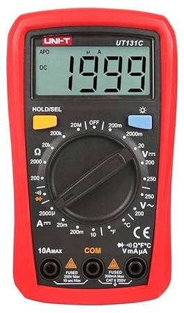 UNI-T Uni-trend Multimeter UT131 Series Palm Size Multimeters 2 meters drop Certifications: CE, UKCA, cETLus 2mF capacitance test battery test temperature (NCV) Test（UT131C）