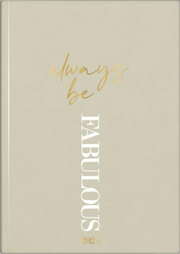 rido/idé Buchkalender Young Line 2025 „Fabulous“ | A5, Kunstleder