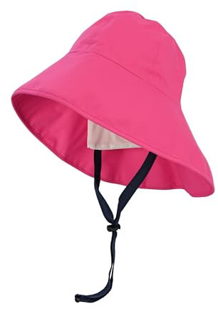 crazy4sailing Unisex Südwester Storm atmungsaktiv Regenhut Krempe wasserdicht, Farbe:pink, Größe:M
