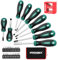 HYCHIKA Screwdriver Set, 30 PCS Screw Driver Set, Magnetic Screwdriver Set Including Flat Head Screwdriver, Phillips Screwdriver, Perfect for DIY, Home, Office, Farm Maintenance