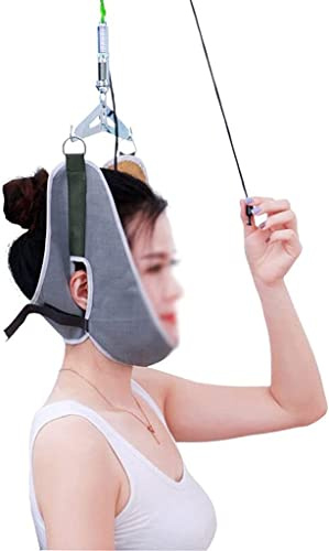 Corrector de postura sobre la puerta Tracción cervical con gancho, Dispositivo de tracción cervical para corrección de cuello doméstico, Camilla de tratamiento médico para aliviar el dolor de cuello