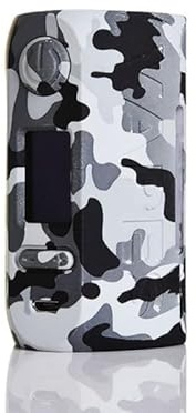Vapor Storm Pum Storm230 Mod Box 200W Vape, modos TC/VV/VW/Bypass/TCR, dos baterías 18650, con pantalla OLED, cigarrillo electrónico de rosca 510 Mod para Zeus RTA RDA RDTA Tank (Camo-Grey)
