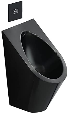 Urinario de acero inoxidable 304, urinario masculino montado en la pared, drenaje por inducción, inodoro público, inodoro vertical, para mejoras en el hogar, hoteles, clubes, baños públicos, barcos, S