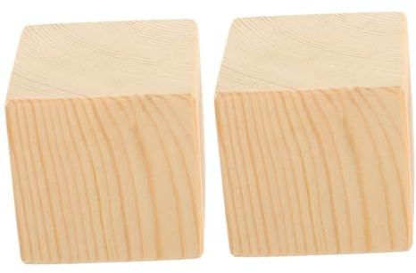 HOMOCONO 2stücke Heavy Duty Möbelmöbel Erhöhung Holz Risers Stabile Möbelerhöhung Für Bett Sofa Tisch Füße Möbelhöher
