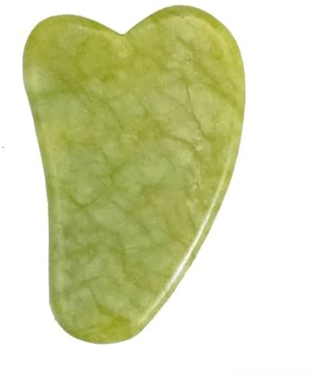 Natürliche Jade Roller Massagegerät Gesicht Körper Rücken Fuß Massageroller Lifting Anti-Falten Doppelende Gua Sha(Typ S)