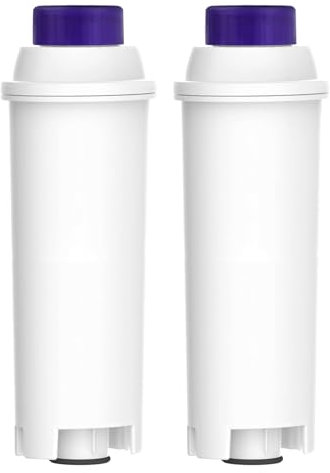 ZaKaBox Wasserfilter für Kaffeemaschinen von DeLonghi DLSC002 für De'Longhi ECAM, ETAM, EC, BC Serie, 2 Stück