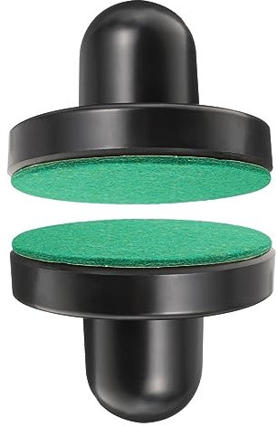 Supvox Ersatz Tischhockey Pusher Schwarz Mit Filz Komfortabler Griff Ice Hockey Zubehör Für Air Hockey Spiele Familienunterhaltung