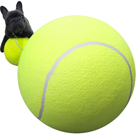 Generisch Große Tennisbälle, Haustier Hundespielzeug Tennisball, Hund Aufblasbarer Tennisball, Spielzeug Für Große Haustiere Spielzeug, Lustiges Outdoor-Sport-Interaktives Hundespielzeug