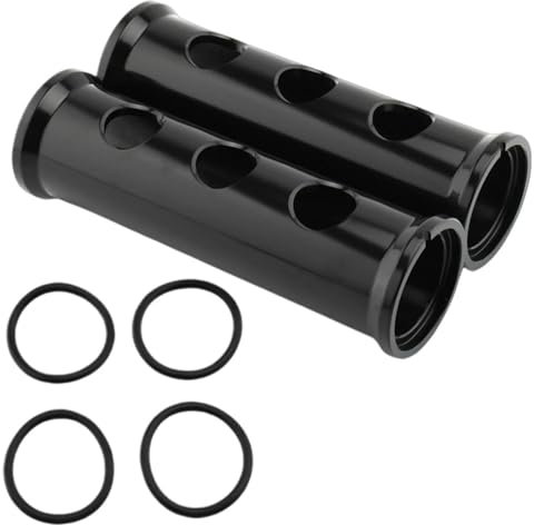 Copri Forcella Forcelle Moto Adatto per Harley Davidson Sportster XL883 XL1200 FXD 39mm Copertura forcella anteriore per moto Soffietti ammortizzatori XL 883 XL 1200 Forcella Anteriore In Gomm(A)