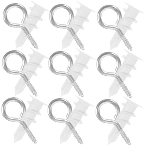 LIFKOME 20sets Kit Bulloni Autofilettanti e Ganci Occhio Per Cartongesso Ancoraggi Resistenti Vite Per Lastre Di Gesso Spesso Fissaggi Pesanti e Facili Da Installare