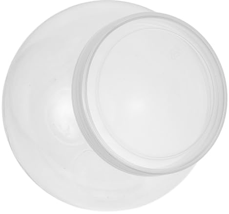 Veemoon Kleines Aquarium Fischglas aus Bruchsicherem Transparentem Kunststoff Umsturzsicher 2200 Ml für Schreibtisch und Wohnraum Dekoratives Heim Aquarium
