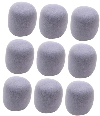 Funda Protectora para Micrófono Eva 9 Piezas, Reducción de Ruido | Cubierta de Repuesto para Ktv y Baile, Material Eva Transpirable, Paquete de 9 Unidades