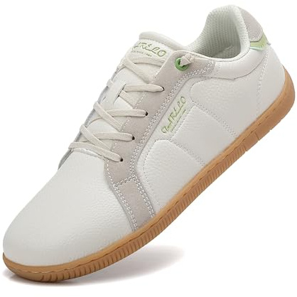 TARELO Barefoot Femme Chaussures Pieds Larges Minimaliste Wide Head Chaussures Barefoot Zero Drop Sneakers Taille 36-41(B Beige,41)