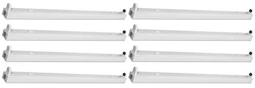 8 x LED Röhrenhalterung/Fassung für eine 120 cm T8 / G13 LED Röhre - als Ersatz für Leuchtstoffröhrenhalter - RH120-1 LED