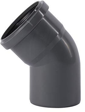 Ostendorf 173120 HTsafe Bogen, Grau, dn 75 45 grad