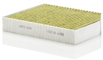 MANN-FILTER, FP 26 023/1 Innenraumfilter, Premium-biofunktional | Für PKW, Staub- und Pollenfiltration, Reduzierung von Gerüchen und Gasen, Echte OE-Technologie