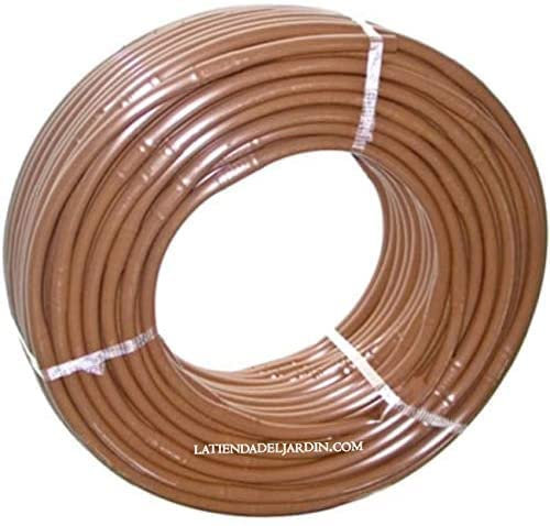 Suinga 100m Tropfschlauch 16 mm, 33cm Perlschlauch Tropfrohr 16 mm Tropferabstand braun