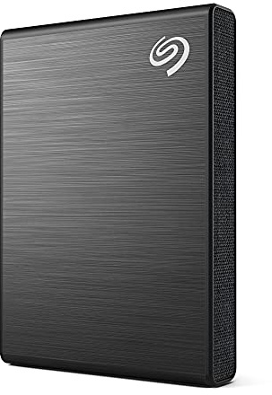 Seagate One Touch SSD, 2TB, External SSD, USB 3.0, Black, 6-month DropBox and Mylio Photos 3 year Rescue Services (STKG2000400)
