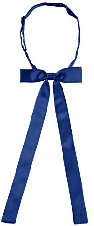 Allegra K Herren Einfarbig Vorgebundene Schnur Fliegen Krawatte Navy Blau One Size