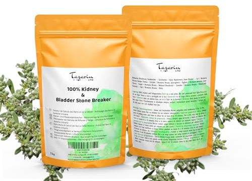 1kg Casseur de Calculs des Reins et Vessie - Nettoyage des Reins & Système Urinaire - Empêche les Calculs des Reins et Vessie de se Former - élimine les Calculs - Tazarin Ltd