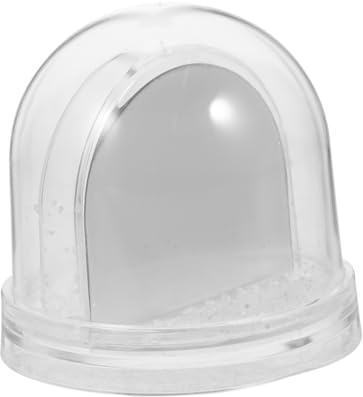 Ciieeo Einzigartiges Bilderrahmen-foto-schneekugel-set mit Sublimationspapier Einfache Schneekugel-fotoanzeige für Zu Hause