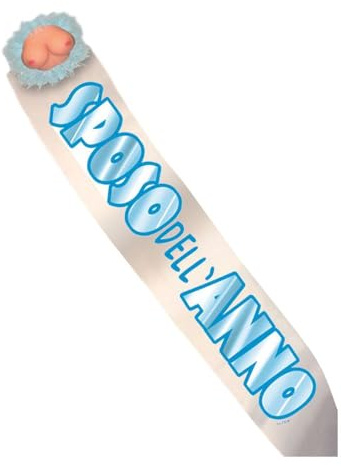 Schärpe mit Aufschrift Bräutigam des Jahres und Schleife für die heiße Party Junggesellenabschied Gadget für Erwachsene 18+