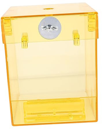 BCOATH Vogelbadewanne Für Kleine Vögel Hängend Transparent Umweltfreundliches Material Für Wellensittiche Und Nymphensittiche Zur Reinigung Und Hautbefeuchtung