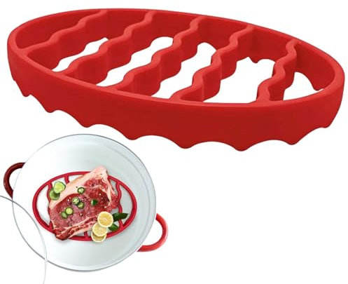 Rôtissoire, support à viande pour cocotte, friteuse à air polyvalente, accessoire de cuisson portable pratique pour viande, poisson, légumes