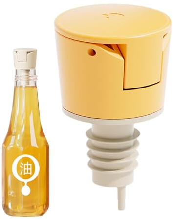Boquilla de vertido para botella, dispensador de aceite de oliva a prueba de fugas, práctico tapón de vinagre, dispensador de aceite para salsa de aceite, vino