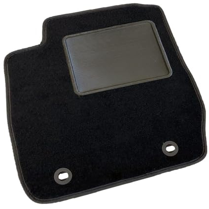 DHCarMats | Autoteppich nur Fahrerseite für Ford Fiesta VI MK6 Baujahr 2008 bis 2011 | Fahrermatte aus Teppichstoff nach Maß | Autozubehör - Fußmatten Automatten 1 Stück