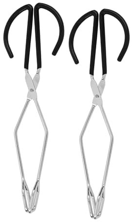 perfk 2pcs Schere Zunge Grillging 10 Zoll Hitzefest mit weich