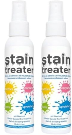 Quitamanchas Para Ropa - 2×120 Ml Spray Quitamanchas Natural Para Ropa De Bebé, Spray Extrafuerte, Elimina Manchas De Grasa Difíciles, Bloqueador De Manchas Multiusos