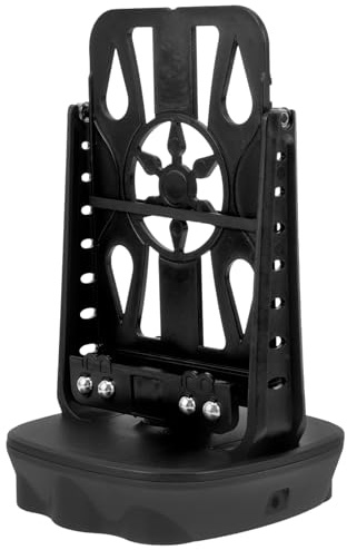 Healvian Enrollador de Relojes Mecánicos Automático Silencioso con Soporte de Plástico para Escritorio Dispositivo Autooscilante para Cuerda y Exhibición de Relojes