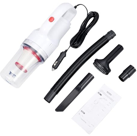 FTVOGUE Aspirateur à Main pour Voiture et Maison, Puissance élevée de 120 W avec Aspiration de 11 000 Pa, 3 Modes Réglables pour l'élimination des Poils d'animaux et des Débris en Voiture, au