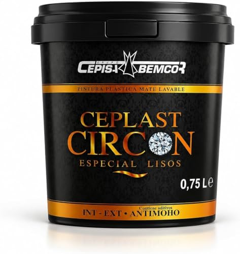 CEPISA Pintura Antimoho CIRCON Interior Mate 0,75 litros Protección Contra Humedad, Moho y Condensación | Alta Cobertura y Acabado Profesional