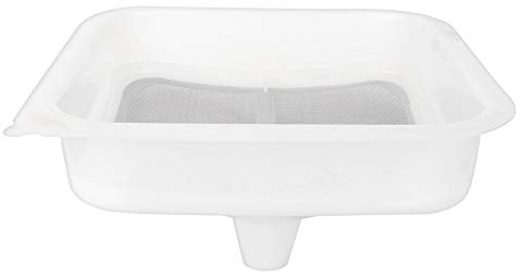 AMONIDA Honungsfilter Dubbellagers Multifunktionssil för Biodling Mjuk Plast 30x30x16cm 1 Set
