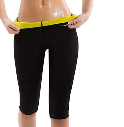 Litthing Pantalones de Sauna Adelgazantes Pantalones para Neopreno Mujer Deportivos Sauna Pantalón de Sudoración Pantalón Mallas Termicos de Neopreno
